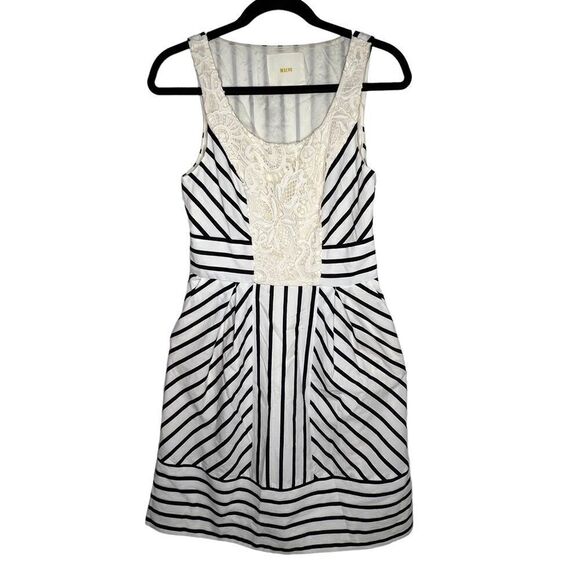 ANTHROPOLOGIE Maeve Chessia striped dress size 4 - Picture 11 of 16
